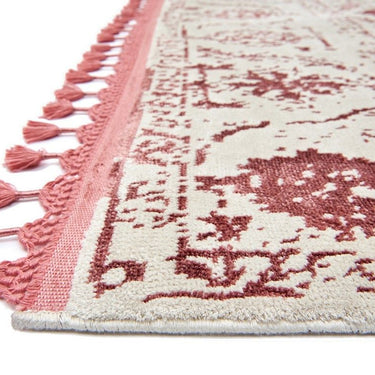 Classic Silky Flatweave Shiny Shimmer Soft Fringed Viscose Cotton Traditional Vintage Rug