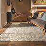 Heritage Pure Damask Tufted Lavender Wool Cotton Traditional Floral Rug - Medium 120x170 cm (4'x5'6")
