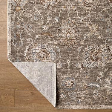 Arda Vintage Traditional Brown Rug