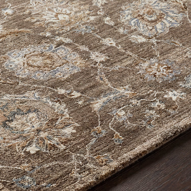 Arda Vintage Traditional Brown Rug