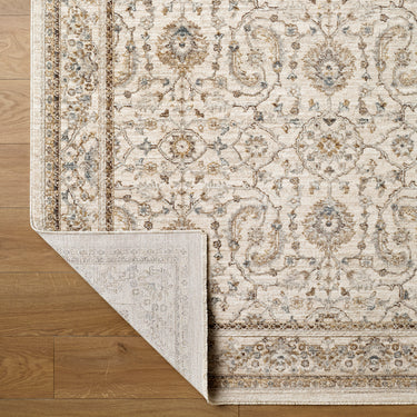 Arda Vintage Traditional Ivory Rug