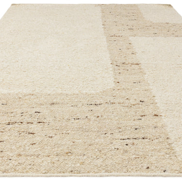 Napa Tumbla Hand Woven Wool Reversible Rug in Beige Natural
