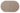 My Mat Soft Washable Bathroom Non Slip Oval, Scallop and Curve Shaped Soft Shag Rug in Beige