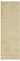 Jute Soumak Hand Woven Flatweave Modern Plain Rug in Straw Beige - Runner 66x200 cm (2'1"x6'6")