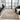 Alia 842G5 Short Pile Grey Polypropylene Traditional Bordered Medallion Rug - Medium 120x170 cm (4'x5'6")