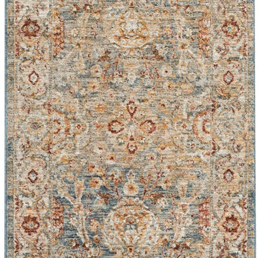 Nourison Sahar Elegance SHR03 Blue Persian Traditional Vintage Floral Rug