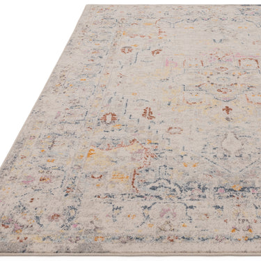 Flores Laleh FR08 Traditional Classic Bordered Persian Floral Vintage Rug in Multi