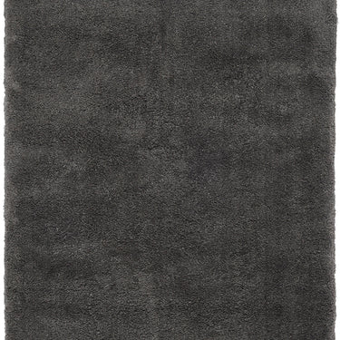 Lulu Soft Touch Plain Shaggy Rug in Charcoal