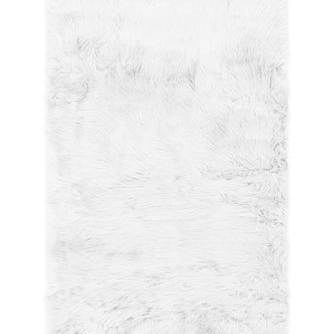 Auckland Luxury Faux Fur Sheepskin Soft Cosy Shaggy Rug Mat in Pink, Silver White