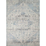 Ankara Vintage Traditional Boho Oriental Grey, Ice Blue & Blue Rug - Medium 120x170 cm (3'11'' x 5'7'')