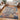 Ankara Abstract Marble Modern Orange, Dark Blue & Ice Blue Rug