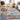 Ankara Abstract Marble Modern Orange, Dark Blue & Ice Blue Rug