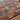 Ankara Abstract Marble Modern Orange, Dark Blue & Ice Blue Rug