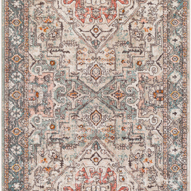 Ankara Vintage Traditional Boho Oriental Red, Rust & Charcoal Rug - Medium 120x170 cm (3'11'' x 5'7'')