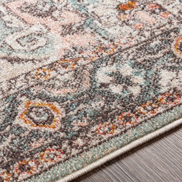 Ankara Vintage Traditional Boho Oriental Red, Rust & Charcoal Rug