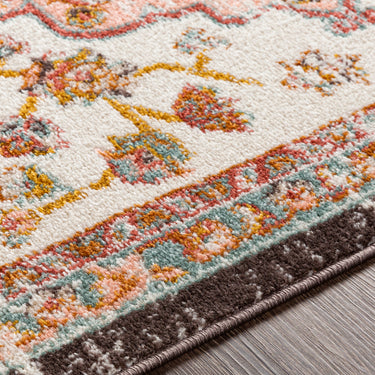 Ankara Vintage Traditional Boho Oriental Red, Dusty Pink & Rust Rug