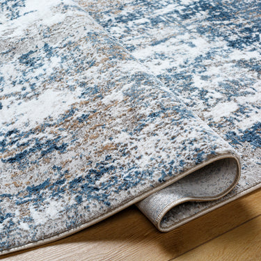 Allegro Abstract Modern Marble Cream Rug