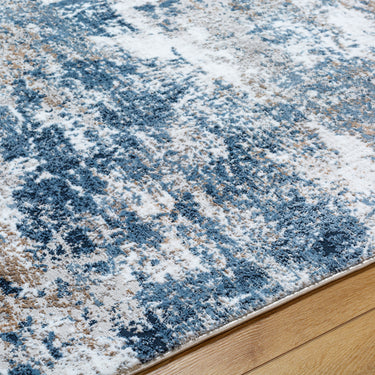 Allegro Abstract Modern Marble Cream Rug