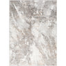 Allegro Abstract Marble Modern Grey, Ivory & Brown Rug - Large Plus 160x213 cm (5'3'' x 7')