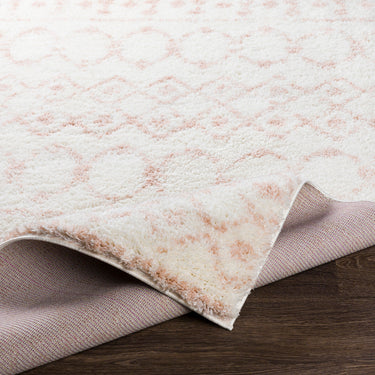 Aliyah Shag Global Plush Soft Pile Runner Pink