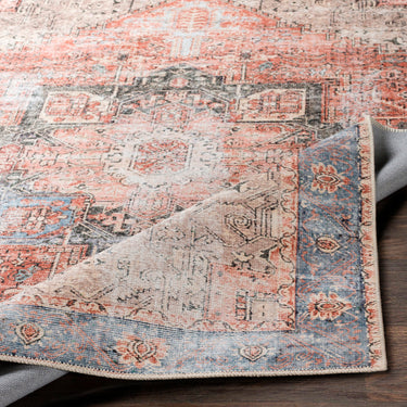Amelie Traditional Washable Red Rug