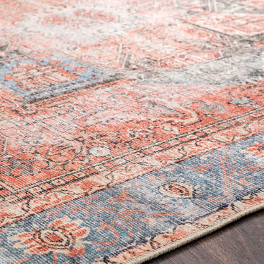 Amelie Traditional Washable Red Rug