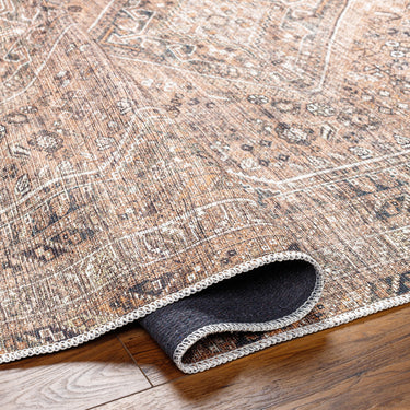 Amelie Traditional Washable Orange Rug