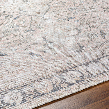 Amelie Traditional Washable Pink Rug