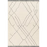 Arsenal Global Hand Tufted Wool Modern Cream & Black Rug - Large Plus 152x229 cm (5' x 7'6'')