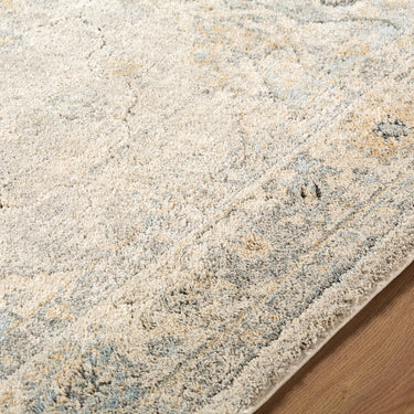 Avellino Vintage Traditional Boho High Pile Grey Rug