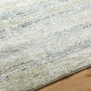 Avellino Abstract Marble High Pile Modern Green, Blue & Beige Rug