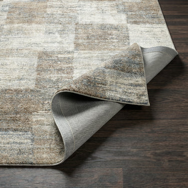 Avellino Modern Graphic High Pile Brown Rug