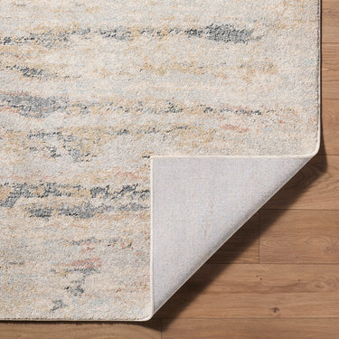 Avellino Abstract Marble High Pile Modern Beige, Grey & Blue Rug - Design AVL2350
