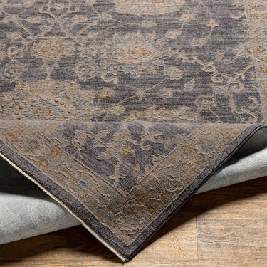 Avant Garde Vintage Traditional Charcoal Rug