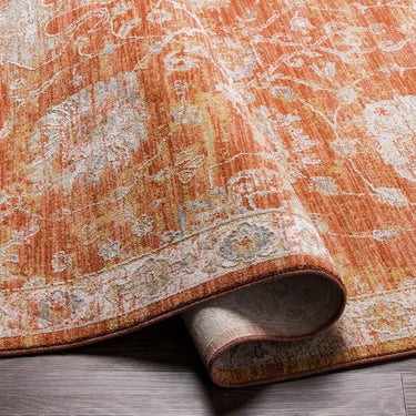 Avant Garde Vintage Traditional Orange, Rust & Olive Rug