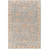 Avant Garde Vintage Traditional Blue, Denim & Light Gray Rug - Large Plus 152x225 cm (5' x 7'5'')