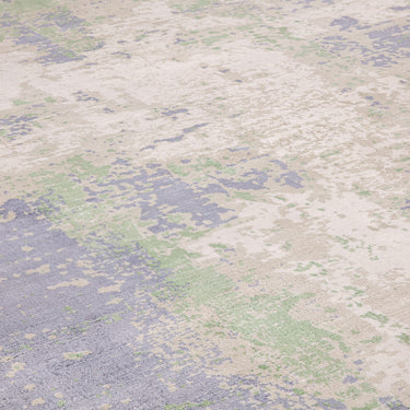 Gatsby Modern Abstract Shiny Viscose High Quality Hand Woven Green Rug
