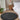 URCO Luxe Faux Fur Super Charcoal Grey Shaggy Textured Plain Rug - Circle 133x133 cm (4'5"x4'5")