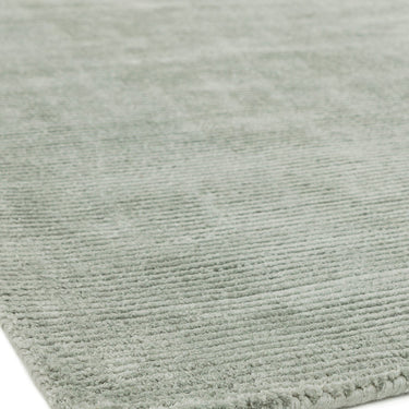 Reko Modern Contemporary Plain Hand Woven Viscose Silky French Grey Rug