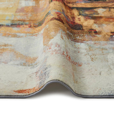 Consept Looms Lux LUX03 Machine Multicolour Washable Non-Slip Abstract Geometric Rug