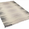 Consept Looms Fusion Knotted Fringed Smoke Grey Wool Traditional Geometric Textured Rug 200x290 cm