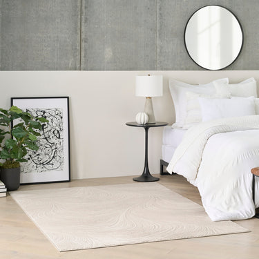 DKNY Central Park West CEP02 Swirl Pattern Jute Abstract Modern Rug