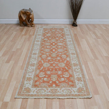 Chobi Traditional Bordered Persian Wool Premium Hallway Runner Rug 80x290 cm