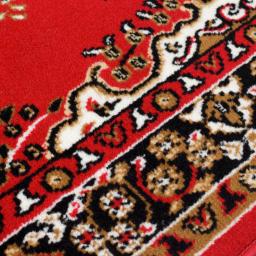 Element Prime Lancaster Traditional Oriental Classic Rugs in Red Beige and Grey