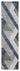 Orbit Arktis 3D Grey Blue Abstract Geometric Textured Hallway Runner Rug