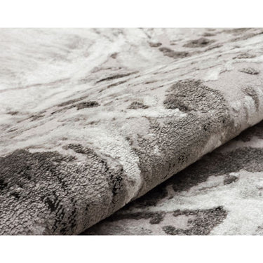 Consept Looms Blaze BLZ03 Silver Grey Bedroom Living Marble Polypropylene Abstract Modern Rug 160x230 cm