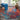 Celestial CES08 Pictorial Blue Gold Yellow Multi Jute Polypropylene Abstract Rug