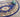 Origins Aubusson Shensi Traditional Wool Round, Hallway, Halfmoon Rug in Navy