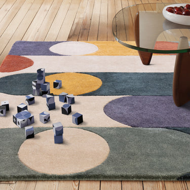 Asiatic London Romy Morse Hand-Tufted Multicolour Wool Modern Soft Rug