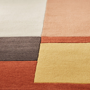 Origins Bauhaus Graphic Art Geometric Hand Tufted Wool Rugs